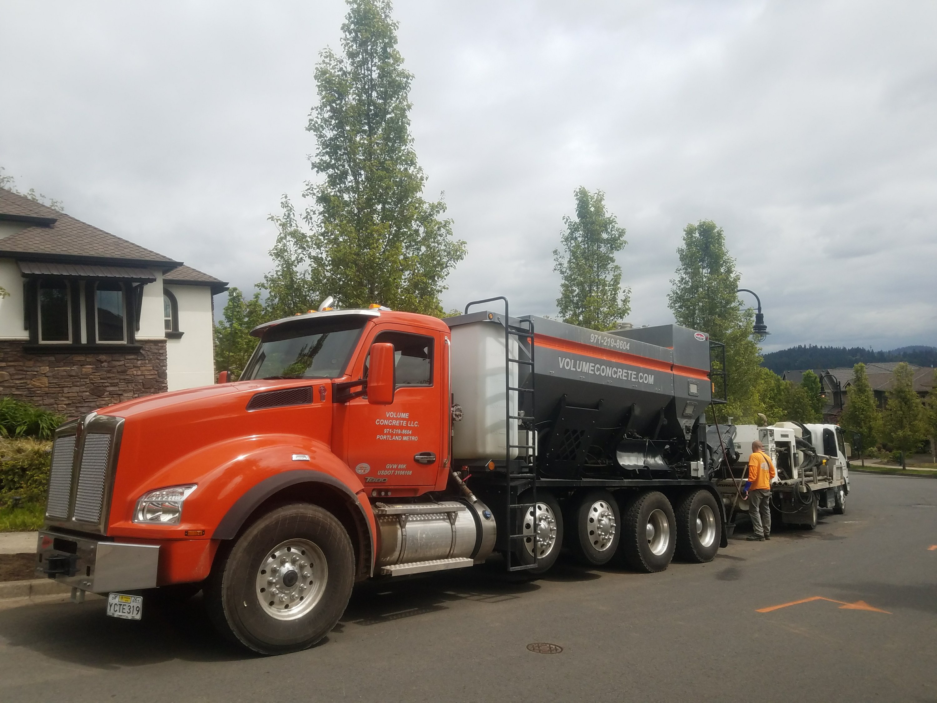 Mixed Concrete Deliveries for Happy Valley, Oregon