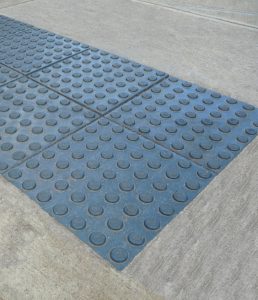 ADA Compliant Concrete Tactile