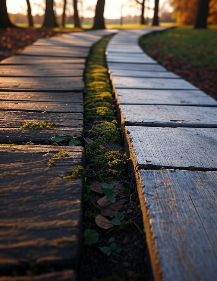 Stained Concrete Pathway